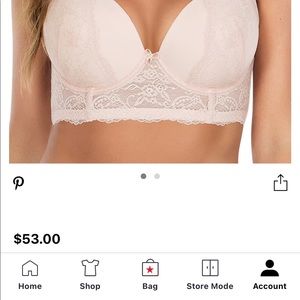 Parfait Longline Bra/ Cameo Rose/ 34F